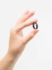 Кольцо из стали, черное, матовое