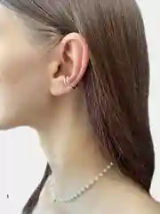 Серьги каффы в серебре и в золоте