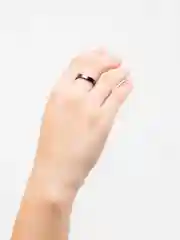 Кольцо из стали, черное
