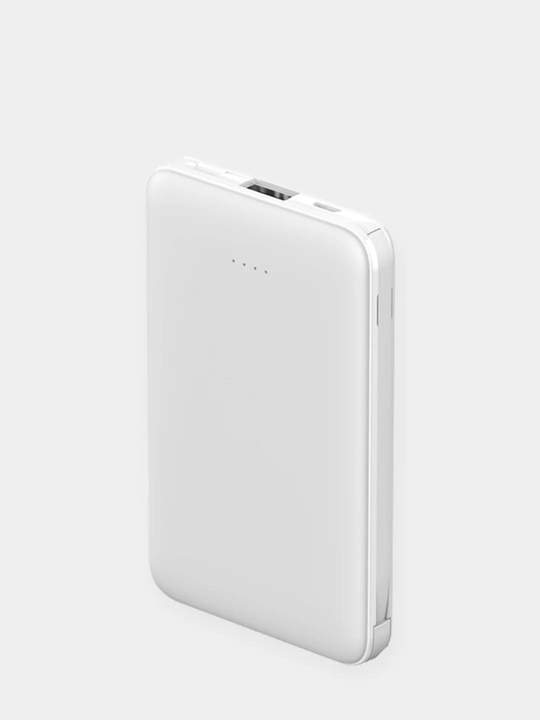 Белый power Bank внешний аккумулятор 5000 mAh