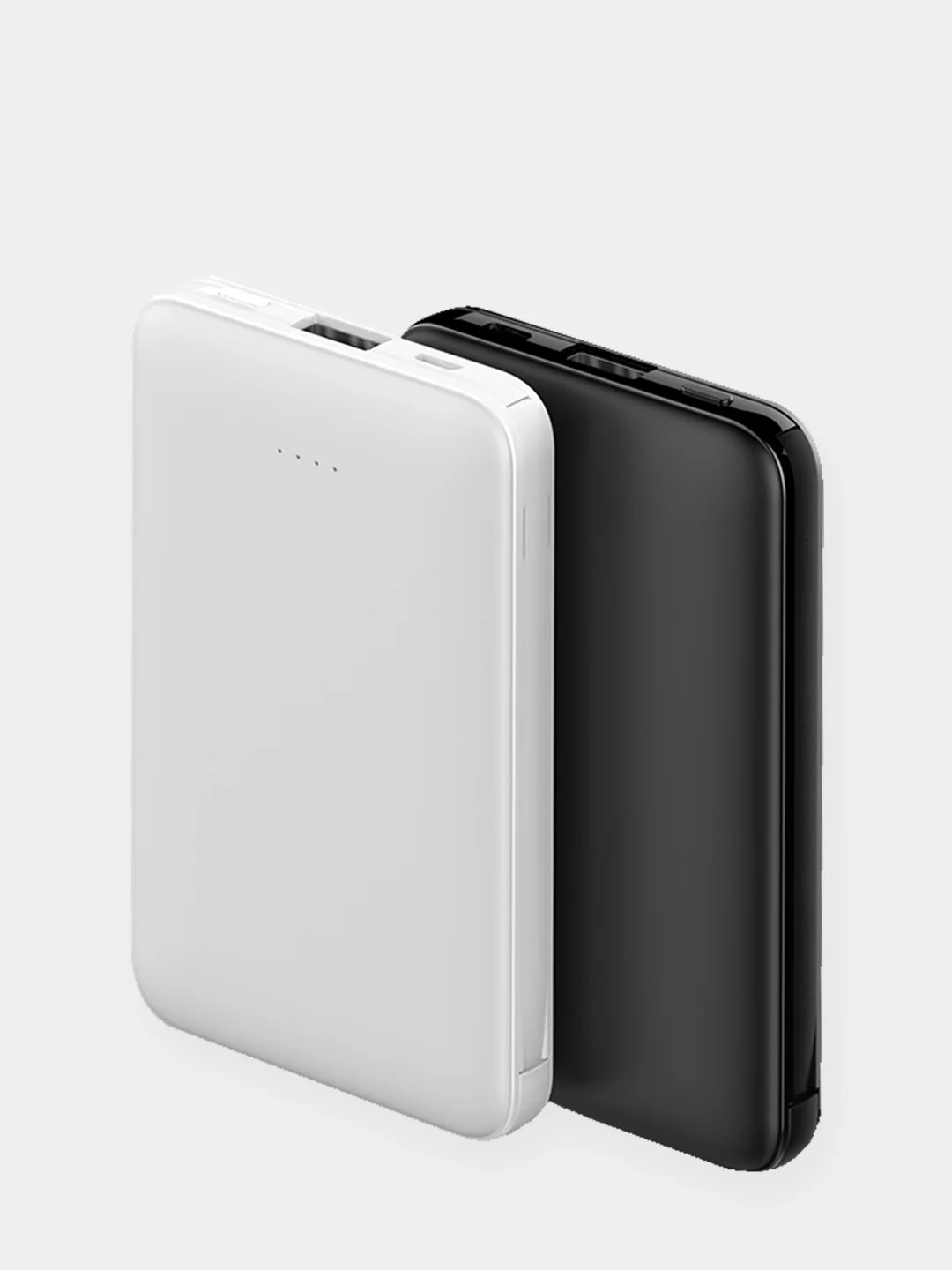 Белый power Bank внешний аккумулятор 5000 mAh