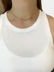 Цепочка на шею, с плетением