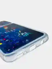 Чехол Samsung Galaxy A50 / A50s / A30s силиконовый переливающийся жидкий с защитой камеры