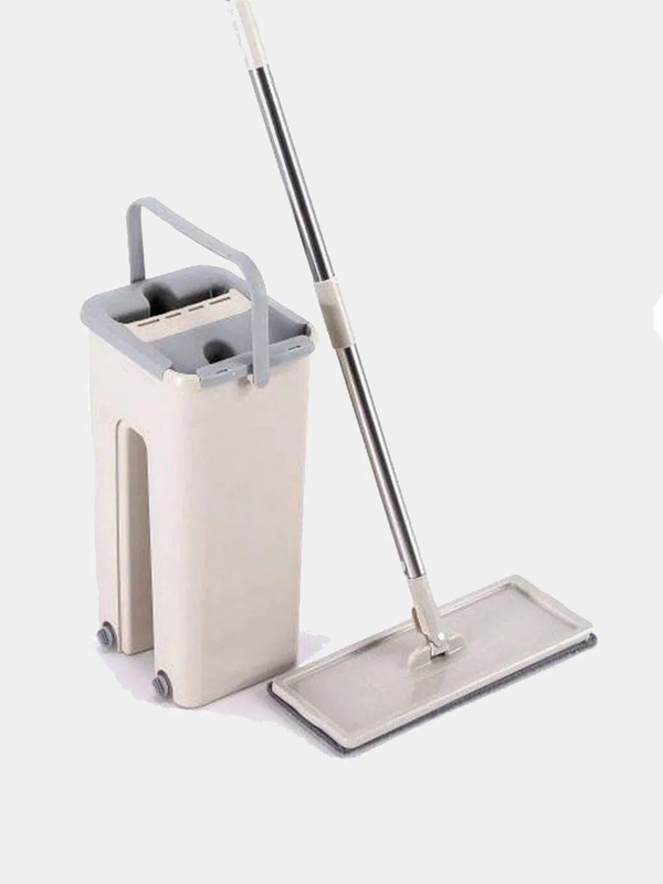 Комплект для уборки: самоочищающаяся швабра и ведро с отжимом SCRATH CLEANING MOP
