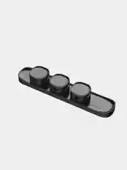 Черный держатель Baseus Peas Cable Clip