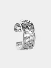Серый серьга-кафф