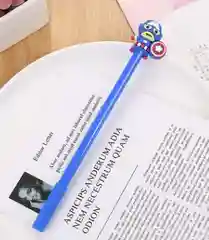Синий ручка гелевая  супергерои