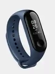 Темно-синий ремешок силиконовый для браслета Xiaomi Mi Band 3, 4