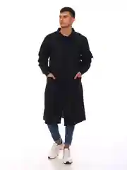 Черный халат рабочий, диагональ, два цвета