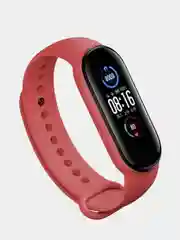 Коралловый ремешок силиконовый для браслета Xiaomi Mi Band 5, 6, 7