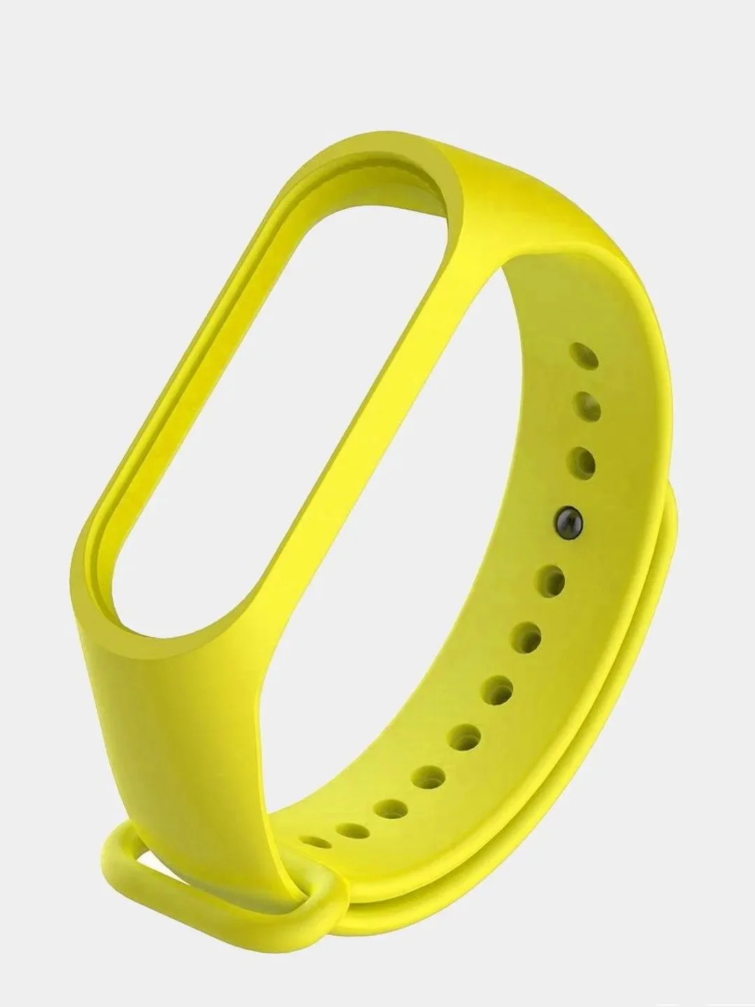 Золотой ремешок силиконовый для браслета Xiaomi Mi Band 5, 6, 7