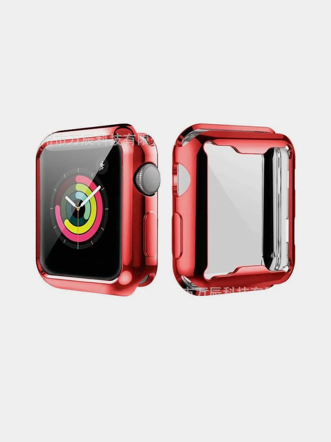 Красный защитные чехлы для Apple Watch 4 5 6 7 8 SE