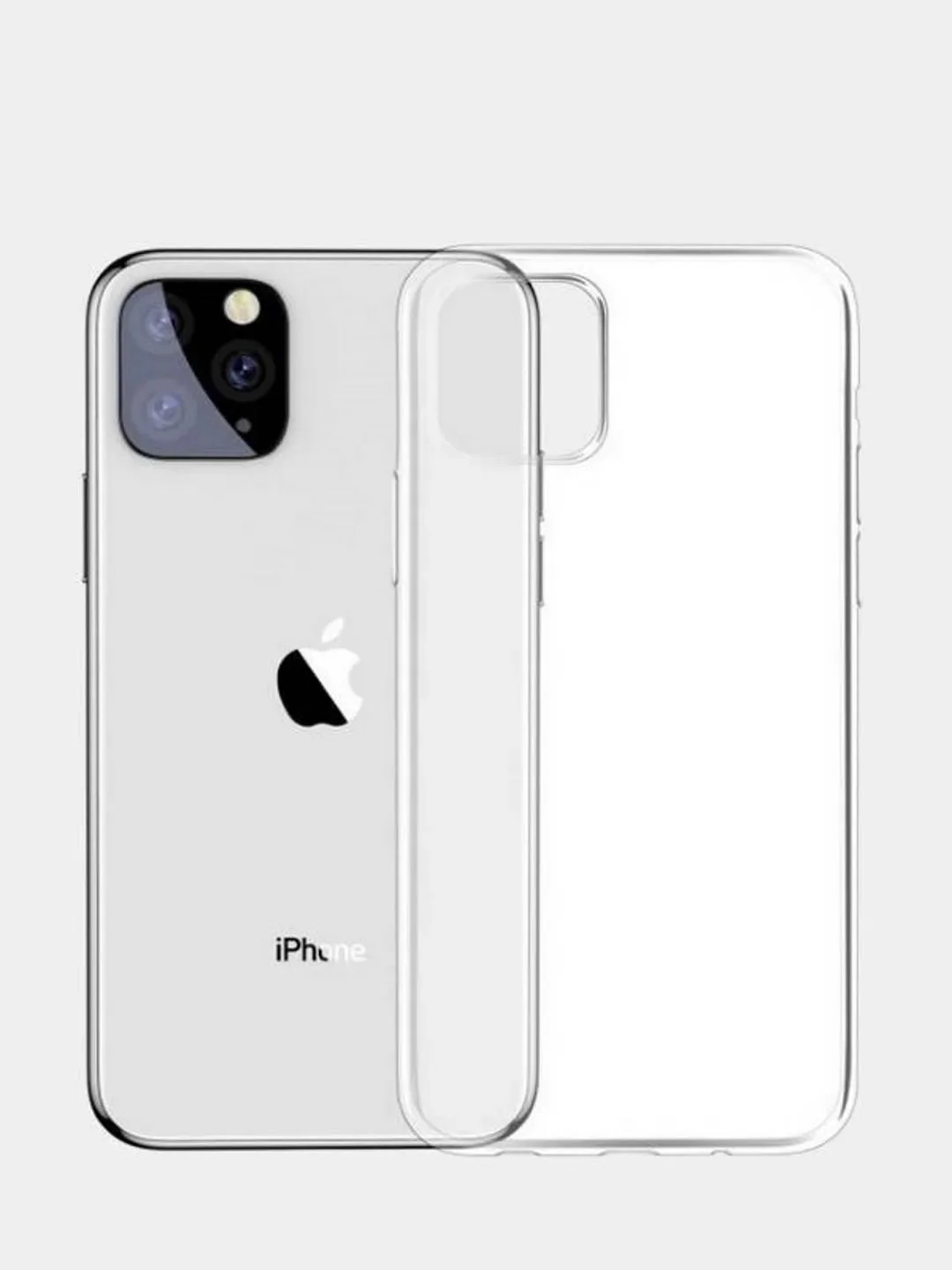 Чехол накладка для Apple Iphone 12, 12 mini, 12 pro, 12 pro max прозрачный силиконовый