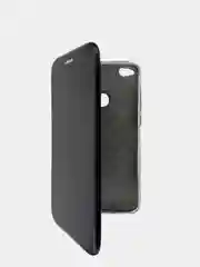 Черный чехол книжка Huawei P8 lite 2017 / Honor 8 Lite, Хуавей П8 лайт 2017 / Хонор 8 Лайт