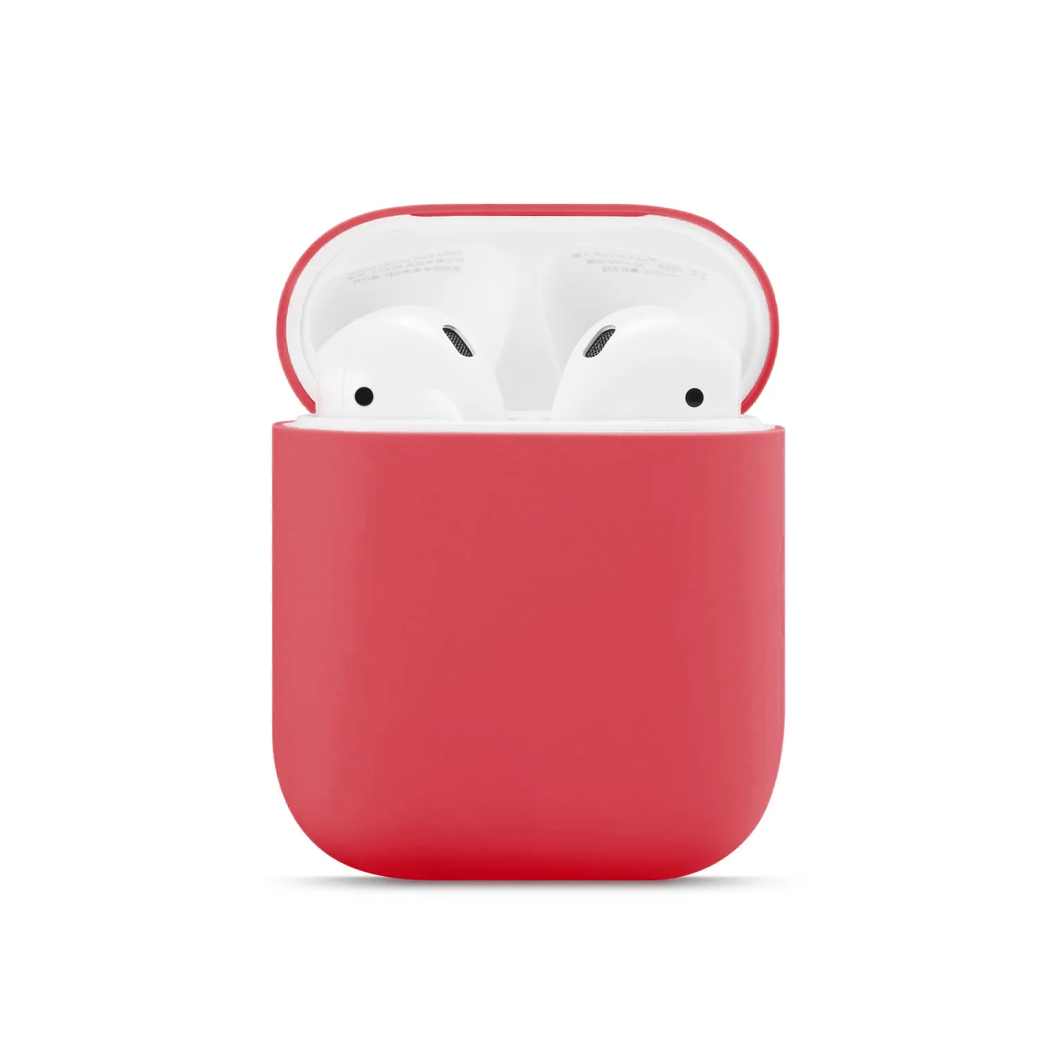 Коралловый ультратонкий силиконовый чехол для AirPods 2