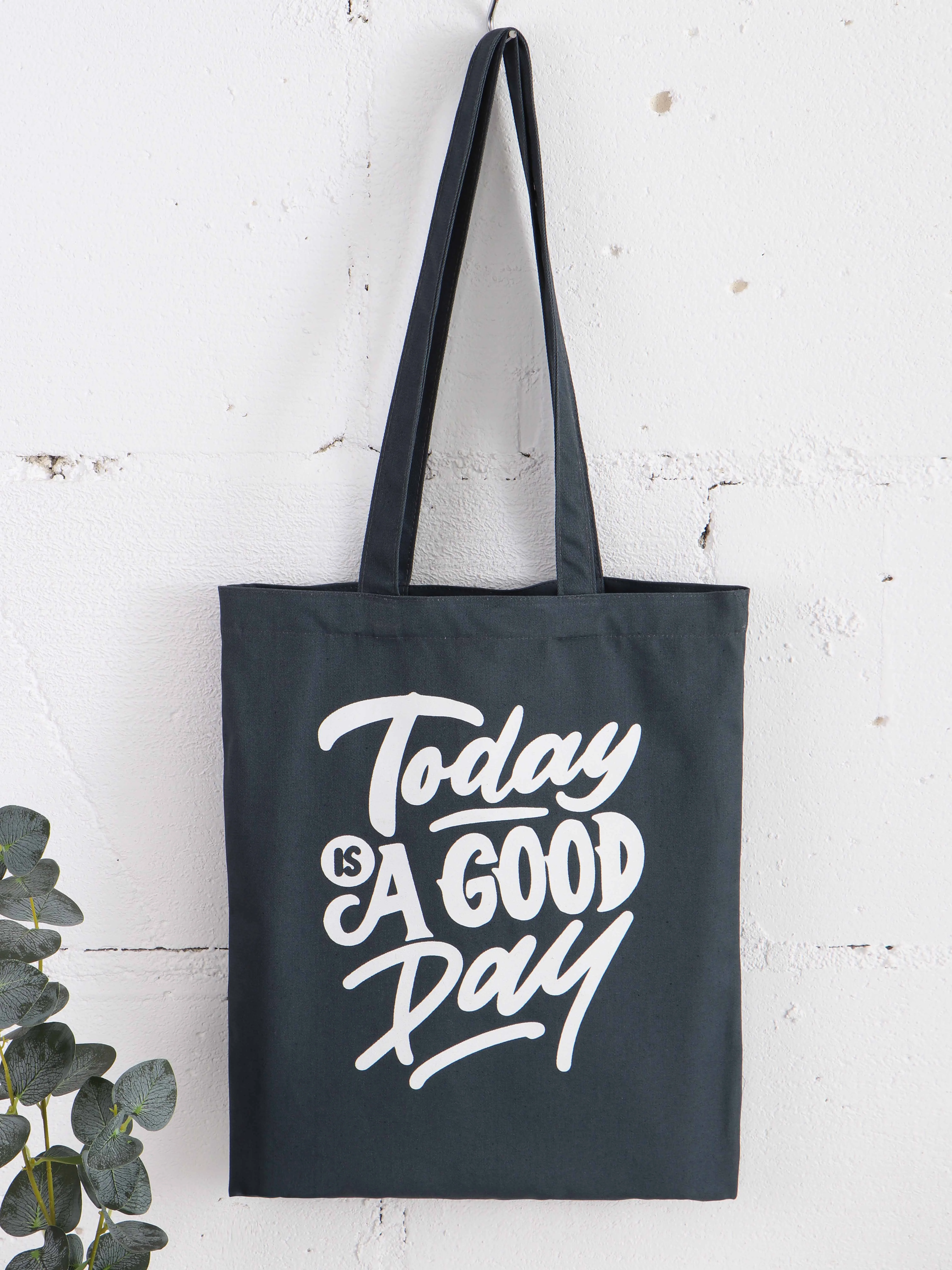 Угольный сумка шоппер, Good Day, 30 х 45 см, несколько цветов