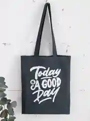 Угольный сумка шоппер, Good Day, 30 х 45 см, несколько цветов