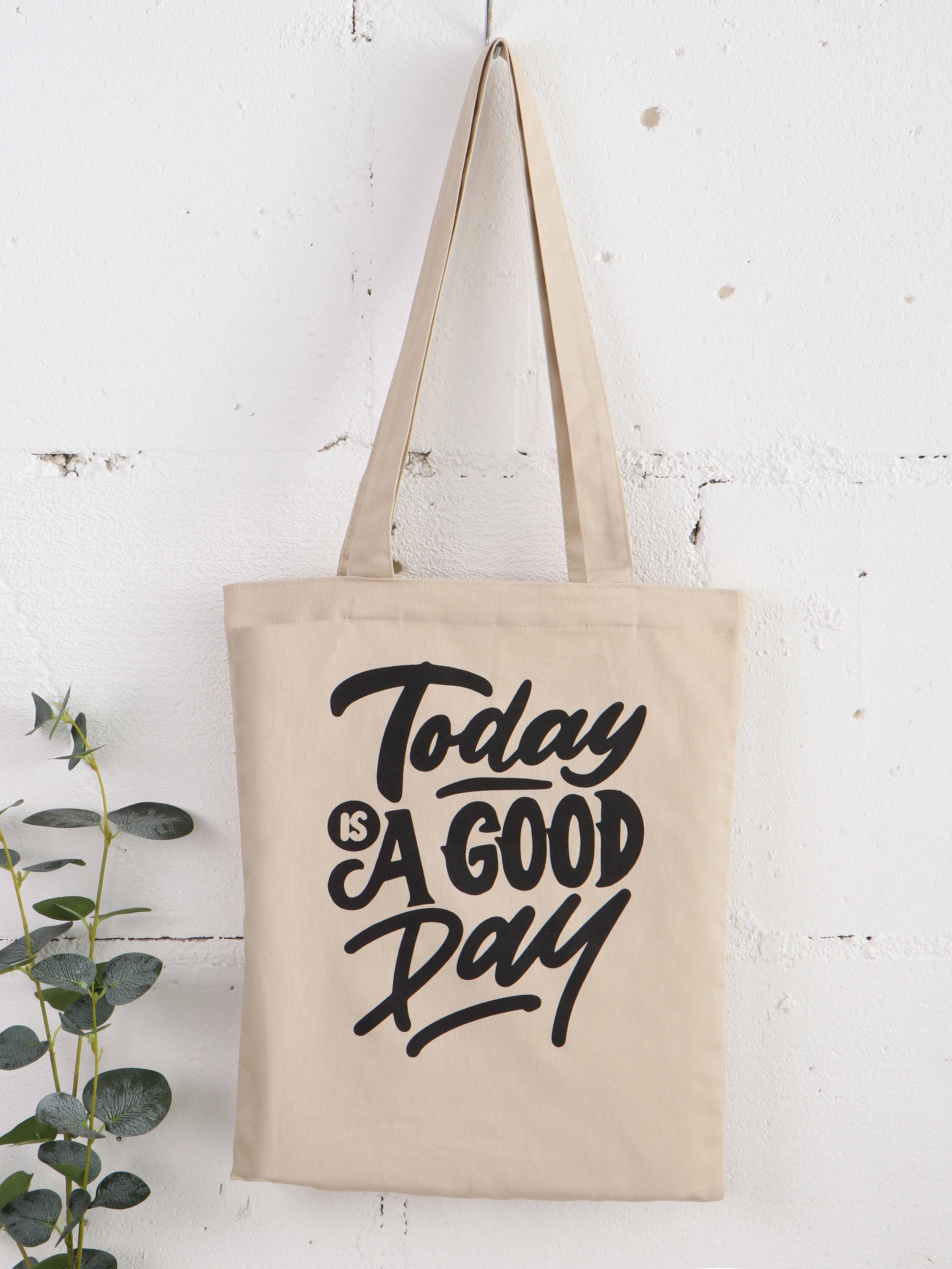Бежевый сумка шоппер, Good Day, 30 х 45 см, несколько цветов