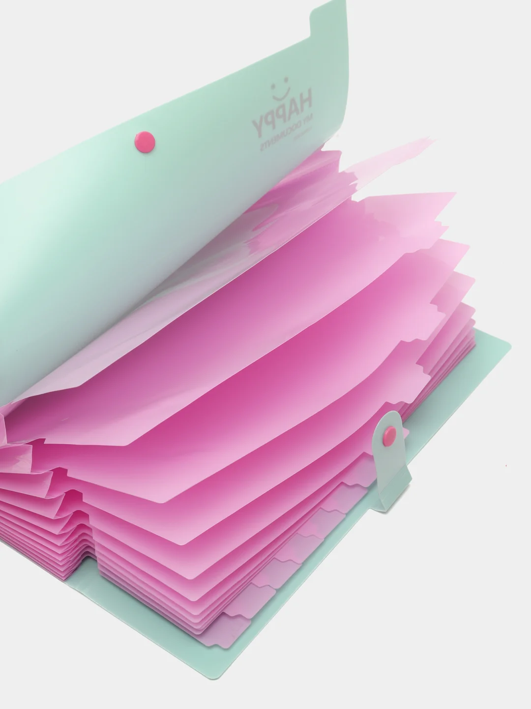 Черный папка А4 Happy my documents на 12 отделений для удобного хранения документов