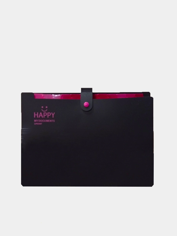 Папка А4 Happy my documents на 12 отделений для удобного хранения документов