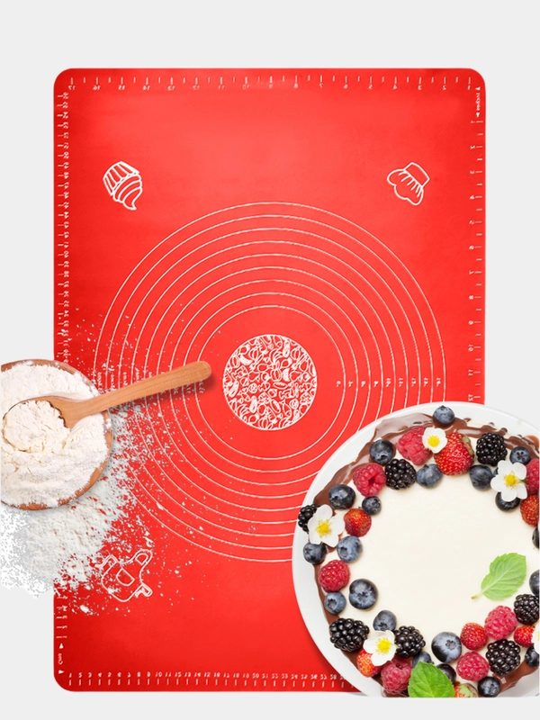 Силиконовый коврик для выпечки и раскатки теста