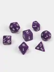 Фиолетовый набор кубиков для D&D, Dungeons and Dragons, ДнД, DnD, для ролевых игр, Pathfinder 7 шт