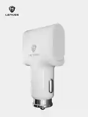 Белый зарядка / Зарядное устройство в машину Type-C / Lightning / microUSB КАБЕЛЬ В КОМПЛЕКТЕ