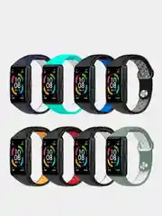 Силиконовый спортивный ремешок для Huawei Band 6 / Honor Band 6
