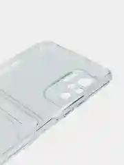 Чехол Redmi Note 10 / Note 10S 4G, Poco M5s прозрачный противоударный с карманом для карты