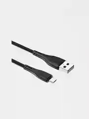Черный кабель Micro USB 1 метр для Samsung, Xiaomi, Honor