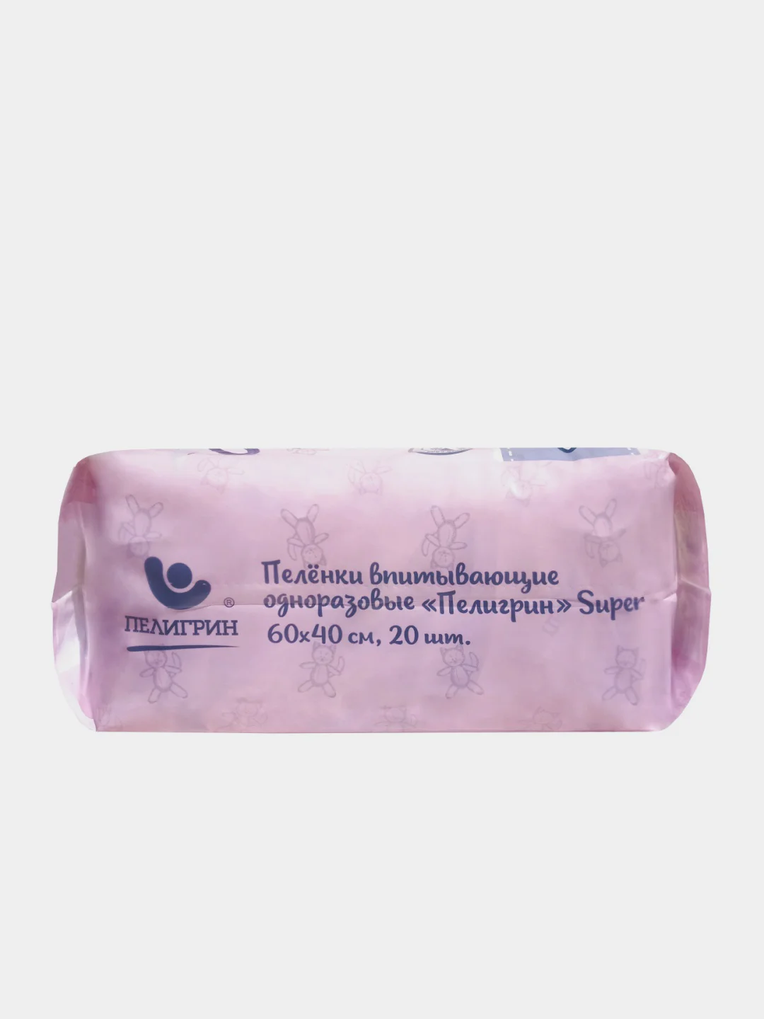 Пеленки впитывающие одноразовые для детей "Пелигрин" Super, 60х40 см, 20 штук