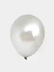 Серебряный воздушные шары, блестящие, 10 штук
