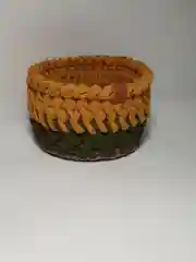 Корзина для хранения,d=13см. Ручная работа,корзинка интерьерная,HandMade,серия ОСЕНЬ
