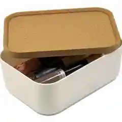 Бежевый меланж корзина Korely mini