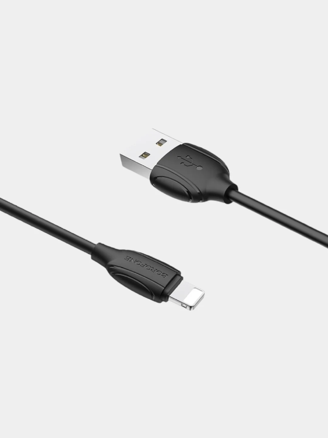 Дата-кабель для APPLE 1м Borofone BX19, НА АЙФОН для зарядки, usb кабель LIGHTNING 2.4A