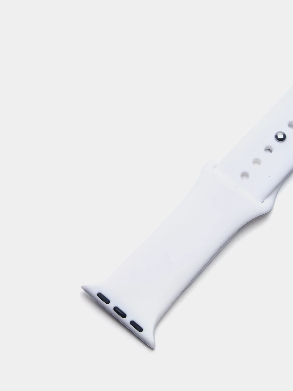Белый ремешок для Apple Watch, силиконовый