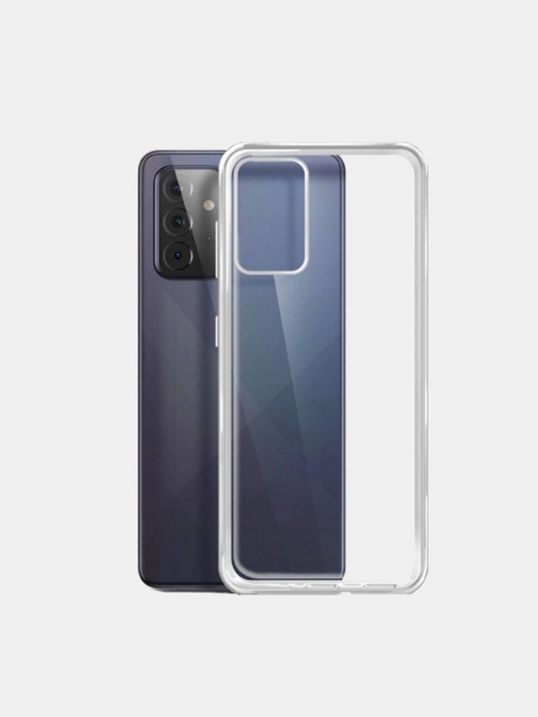 Чехол силиконовый для SAMSUNG A72 (2021), Самсунг А72,  глянцевый, прозрачный