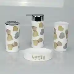 Набор предметов для ванной комнаты, 4 предмета