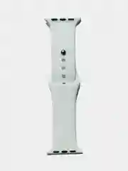 Белый ремешок, браслет силиконовый для Apple Watch эпл вотч, на корпус 38/40 мм 42/44мм
