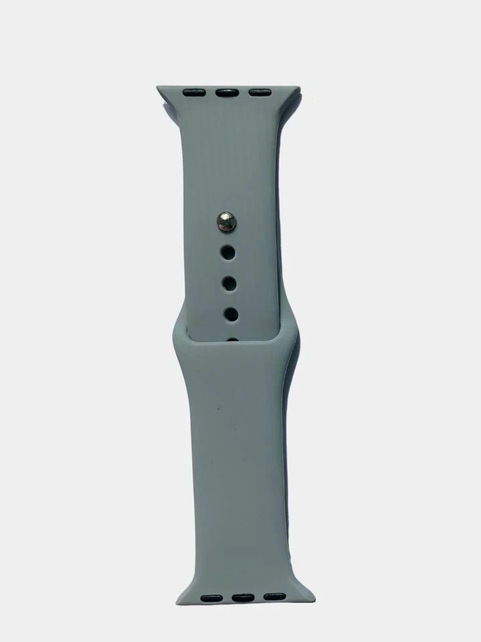 Серый ремешок, браслет силиконовый для Apple Watch эпл вотч, на корпус 38/40 мм 42/44мм