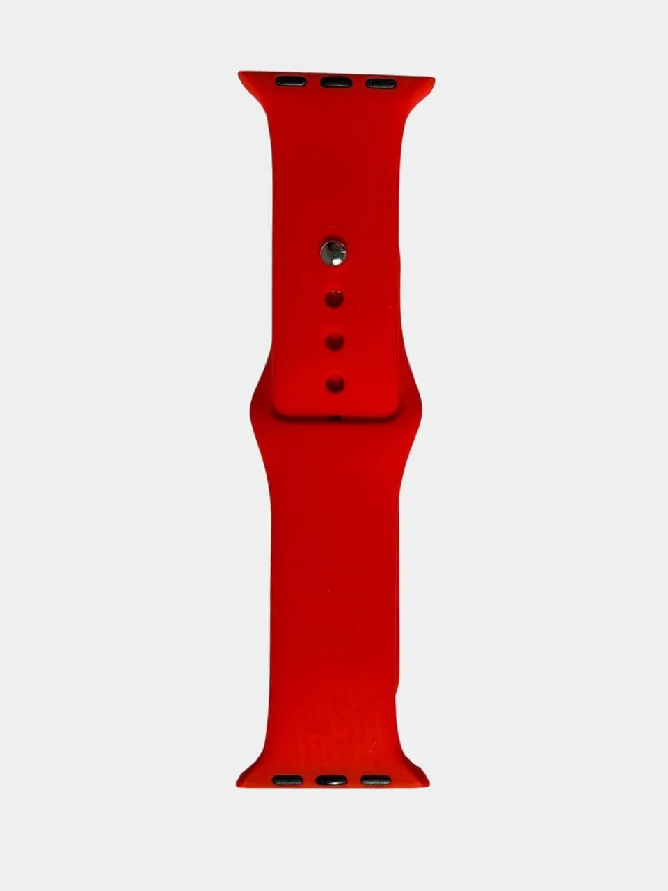 Красный ремешок, браслет силиконовый для Apple Watch эпл вотч, на корпус 38/40 мм 42/44мм