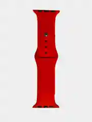 Красный ремешок, браслет силиконовый для Apple Watch эпл вотч, на корпус 38/40 мм 42/44мм