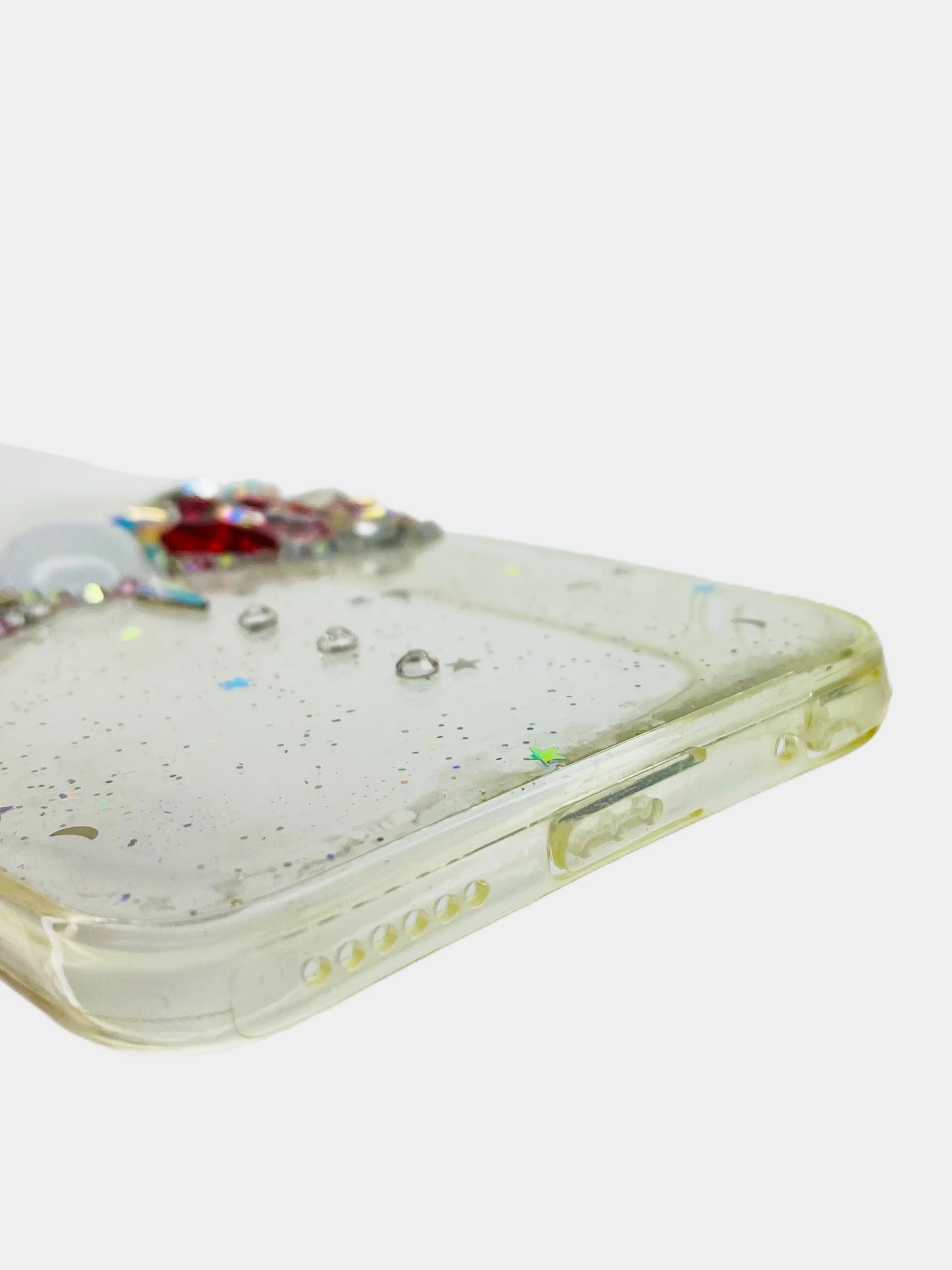 Чехол Apple iPhone 6 / 6s, 7 / 8 / SE 2020 пластиковый с рисунком, со стразами Стрекоза