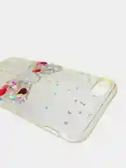 Чехол Apple iPhone 6 / 6s, 7 / 8 / SE 2020 пластиковый с рисунком, со стразами Стрекоза