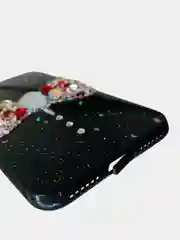 Чехол Apple iPhone 6 / 6s, 7 / 8 / SE 2020 пластиковый с рисунком, со стразами Стрекоза