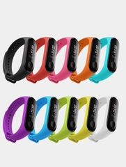 Силиконовый ремешок на Xiaomi Mi Band 3/4