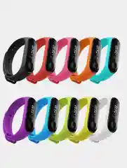 Силиконовый ремешок на Xiaomi Mi Band 3/4