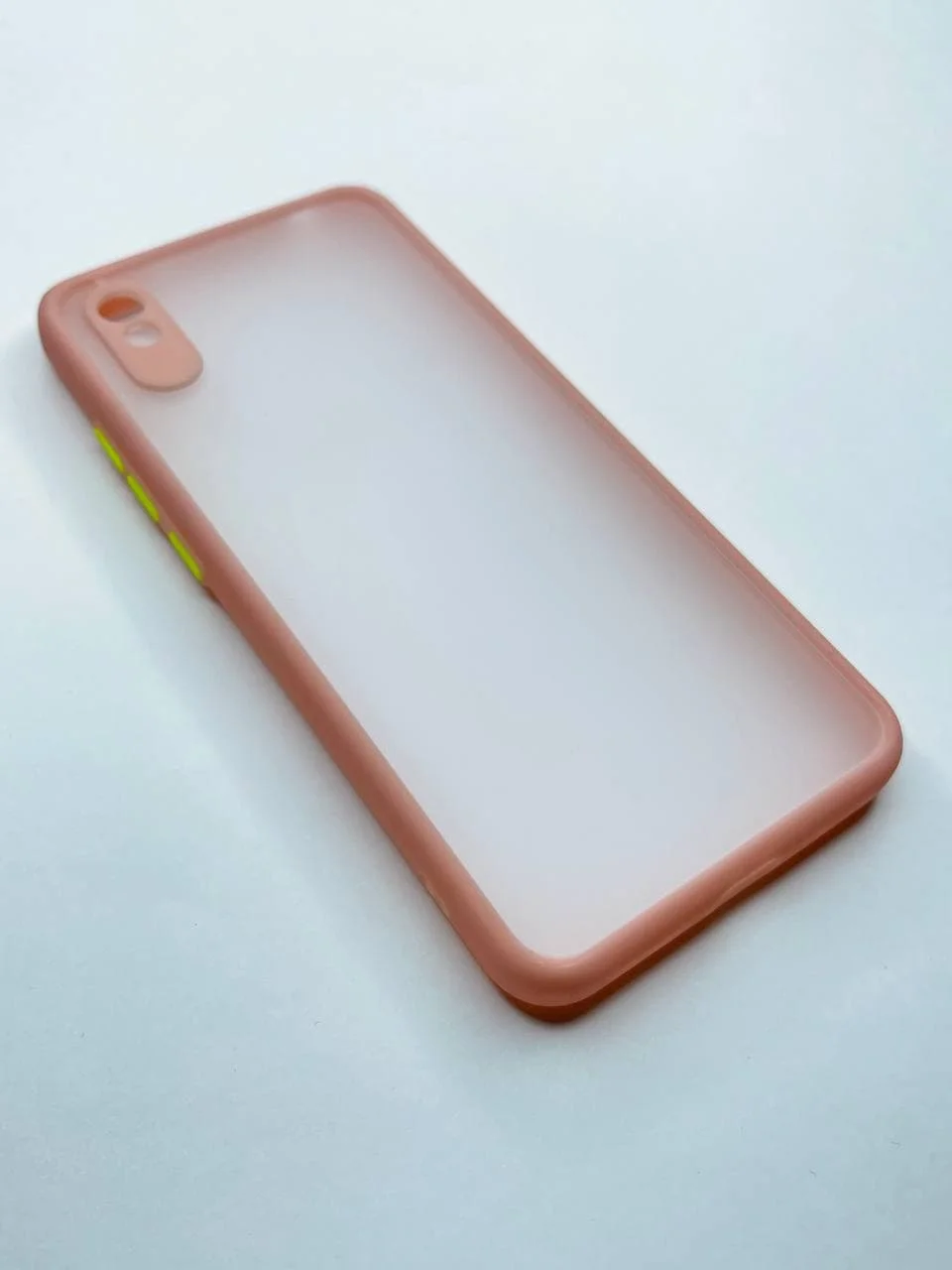 Розовый чехол для Xiaomi Redmi 9A матовый пластиковый Сяоми редми 9А