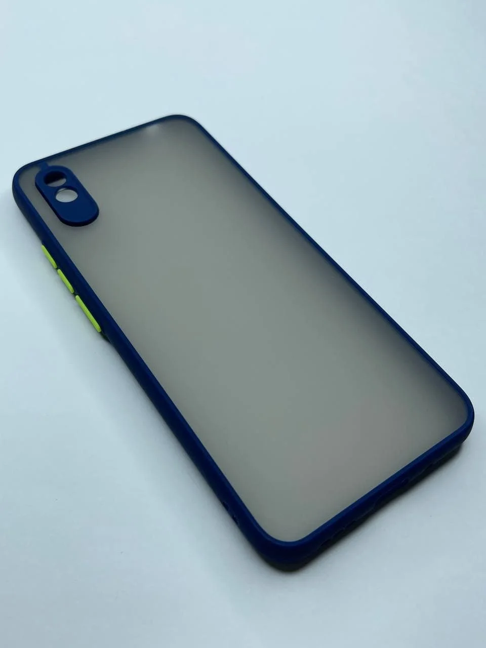 Темно-синий чехол для Xiaomi Redmi 9A матовый пластиковый Сяоми редми 9А