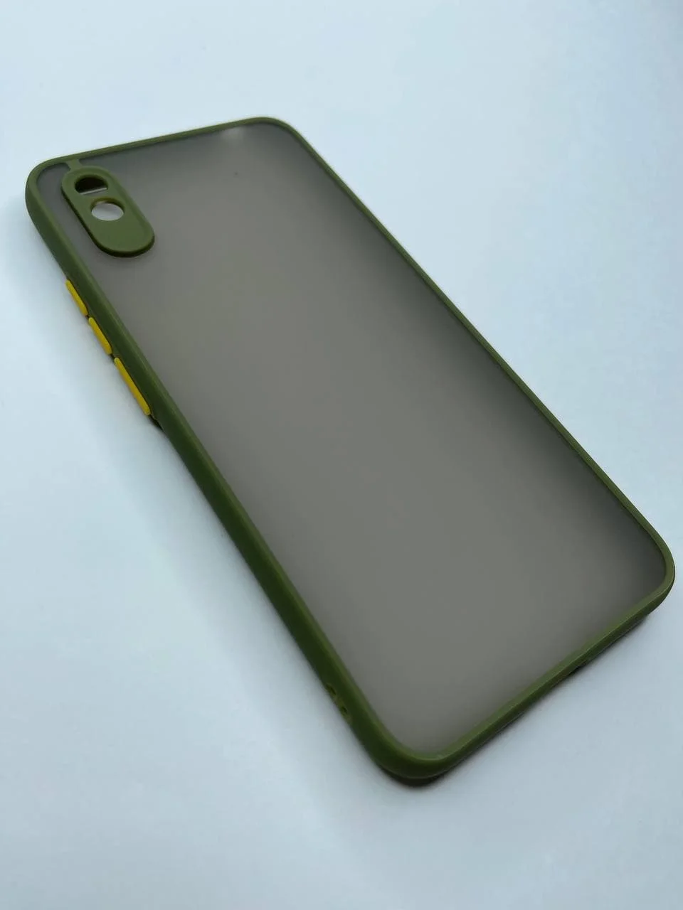 Хаки чехол для Xiaomi Redmi 9A матовый пластиковый Сяоми редми 9А